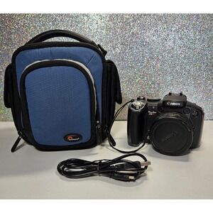 CANON PowerShot S5 IS 8.0MP Digital Camera 12x Zoom PC1234 Lowepro Case Bundle